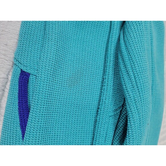 Spyder Kids Fleece Jacket Aqua/Turquoise Size 5/6 Full Zip Outdoor Winter - Picture 7 of 8